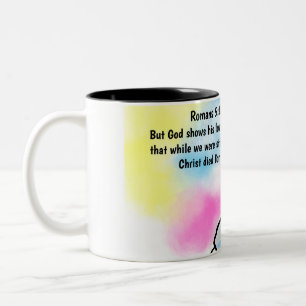 Taza Bicolor Jesús está aquí
