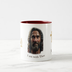 Taza Bicolor Jesús está con el