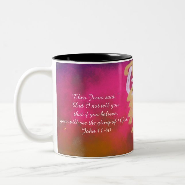 Taza Bicolor jesus glory (Izquierda)