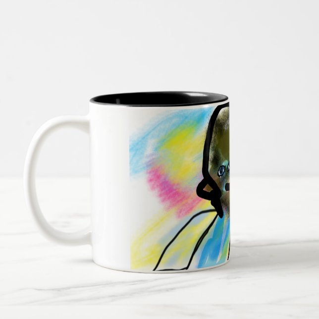 Taza Bicolor jesus love no se rinda (Izquierda)