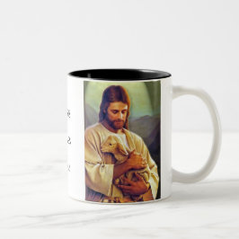 Taza Bicolor Jesús Me Ama 4