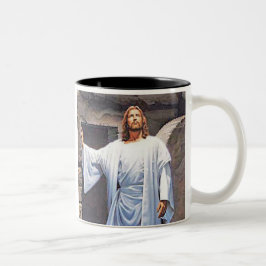 Taza Bicolor Jesús Me Ama 6