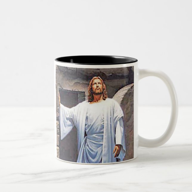 Taza Bicolor Jesús Me Ama 6 (Derecha)