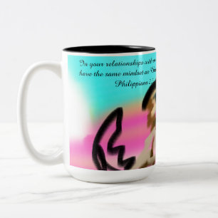 Taza Bicolor Jesús mismo