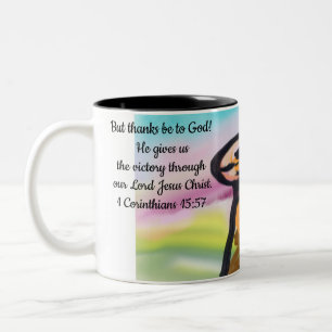 Taza Bicolor jesús no preocuparse