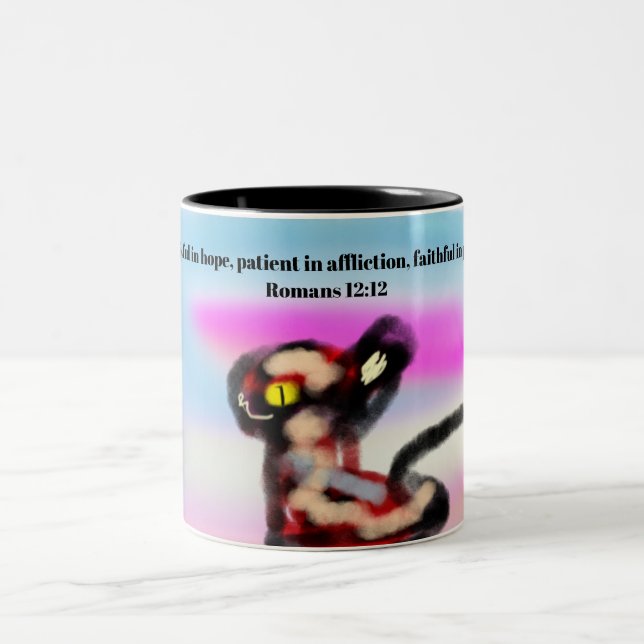 Taza Bicolor Jesús nos ama  (Centro)
