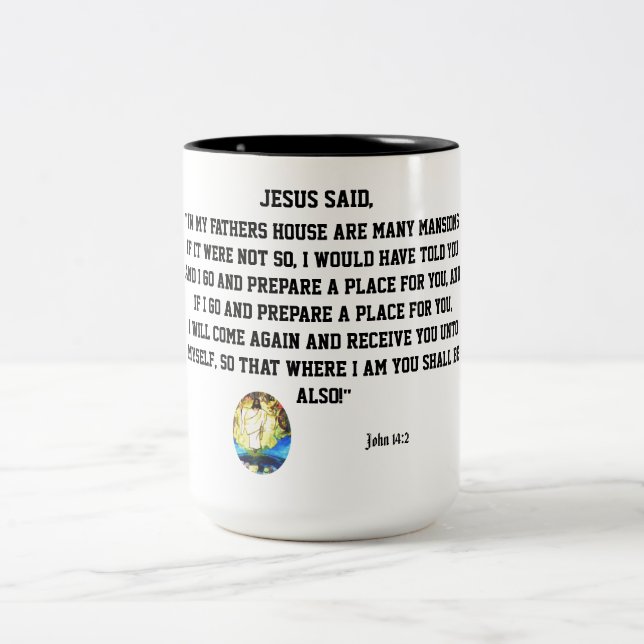 TAZA BICOLOR JESUS SAID   (Centro)