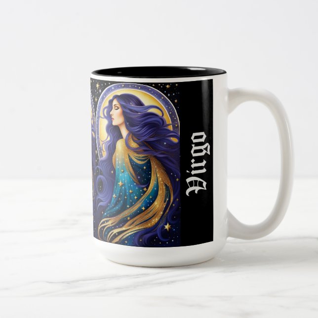 Taza Bicolor Jewel Galaxy Zodiac Virgo (Derecha)