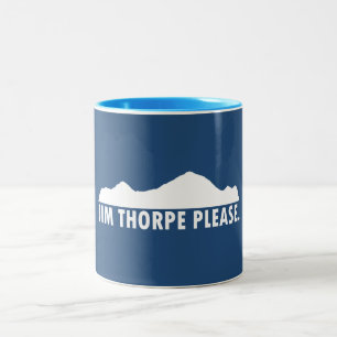 Taza Bicolor Jim Thorpe Pennsylvania Por favor
