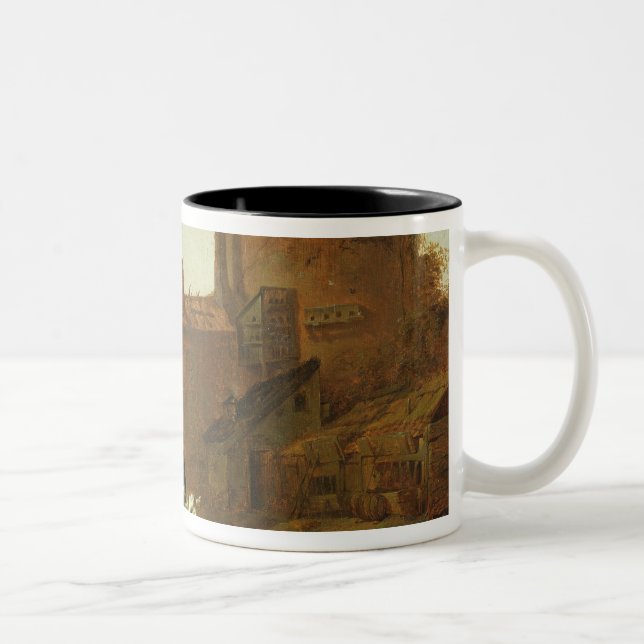 Taza Bicolor Jinete y bañista (Derecha)