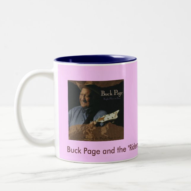 Taza Bicolor Jinetes del sabio púrpura (Izquierda)