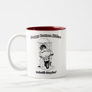 Taza Bicolor Jinetes inferiores empapados - logotipos de la