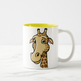 Taza Bicolor Jirafa del dibujo animado