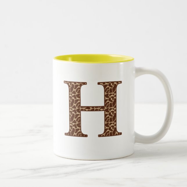 Taza Bicolor jirafa-h (Derecha)