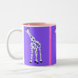 Taza Bicolor Jirafa PÚRPURA