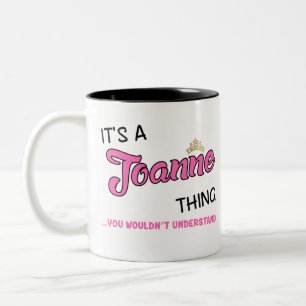 Taza Bicolor Joanne cosa que no entenderías