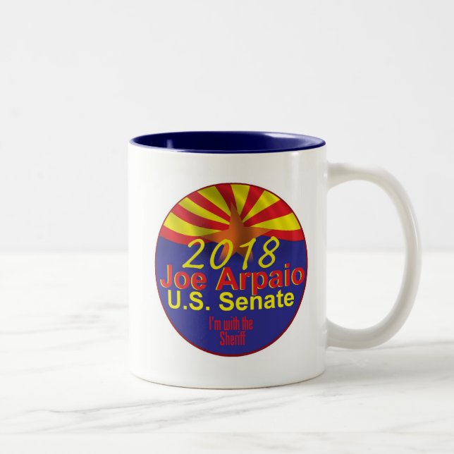 Taza Bicolor Joe ARPAIO AZ 2018 (Derecha)