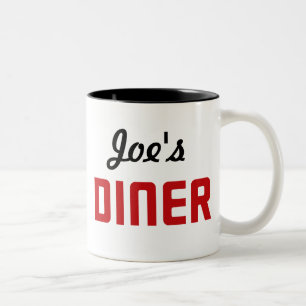 Taza Bicolor Joe's Diner