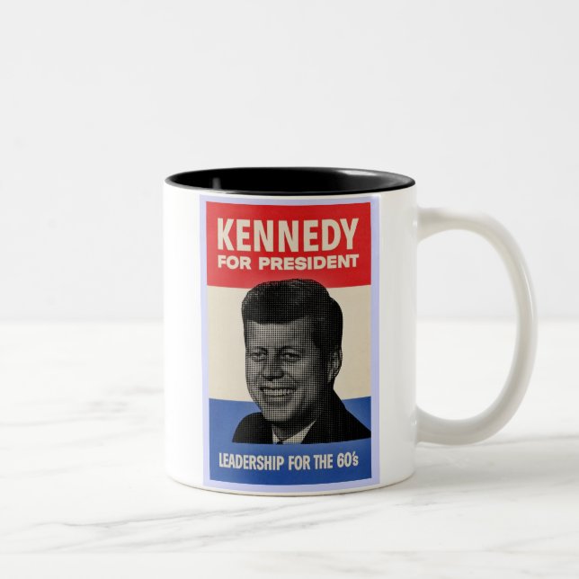 Taza Bicolor John F. Kennedy (Derecha)