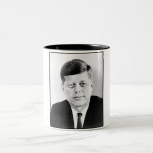 Taza Bicolor John Jack Kennedy Casa Blanca Presidencial de EE.