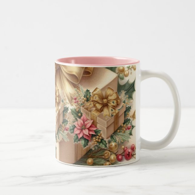 Taza Bicolor Jolie Tasse cadeux fin année (Derecha)