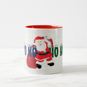 Taza Bicolor Jolly St. Nick Mug