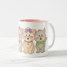Taza Bicolor JollyKins Kitties