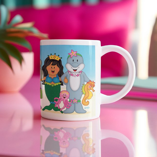 Taza Bicolor JollyKins Mermaid Friends (Subido por el creador)