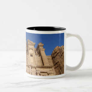 Taza Bicolor Jordan, Petra, El Monasterio, Al Deir.
