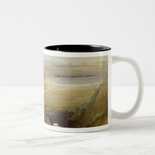 Taza Bicolor Jordan Valley, del volumen II 'del Land santo