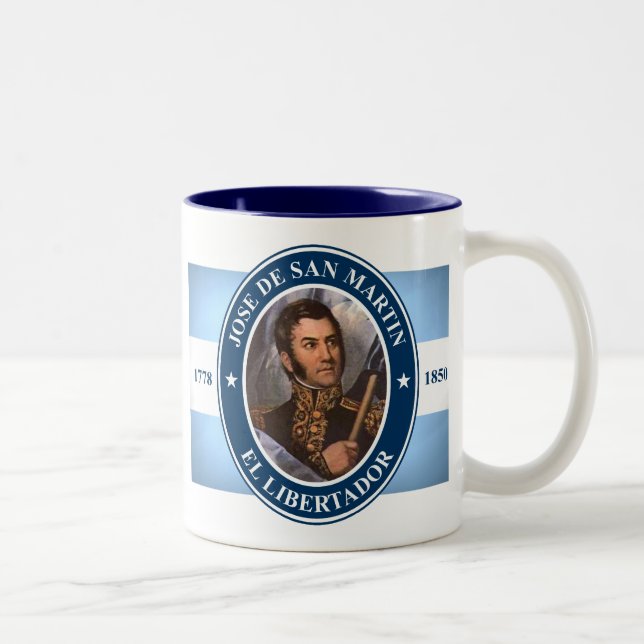 Taza Bicolor José de San Martín (Derecha)