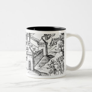 Taza Bicolor Joshua en las paredes de Jericó