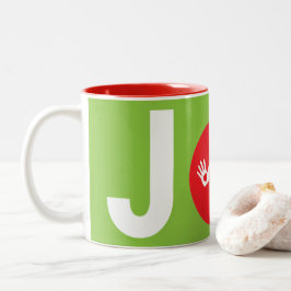Taza Bicolor JOY Chiropractic Ornament Design