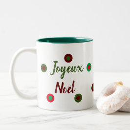 Taza Bicolor Joyeux Noël