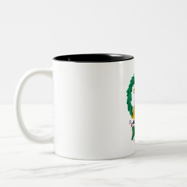 Taza Bicolor joyeux noël  (Izquierda)