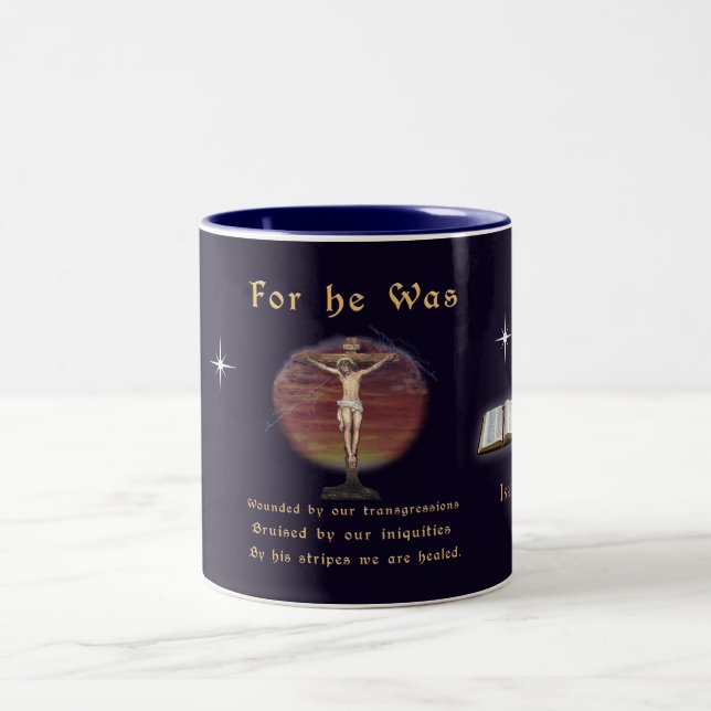 Taza Bicolor Juan 3:16 (Centro)