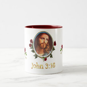 Taza Bicolor Juan 3:16