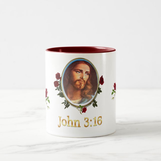 Taza Bicolor Juan 3:16 (Centro)