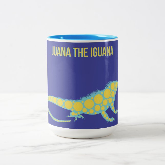 Taza Bicolor Juana la Iguana (Centro)