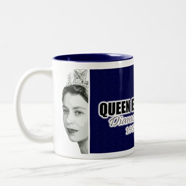 Taza Bicolor Jubileo de diamante (Izquierda)