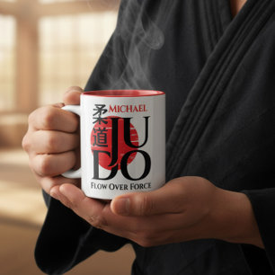 Taza Bicolor Judo -Kanji, Sol Naciente