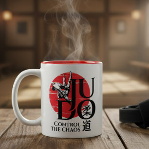 Taza Bicolor Judo -Kanji, Sol Naciente