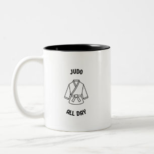 Taza Bicolor Judo todo el día