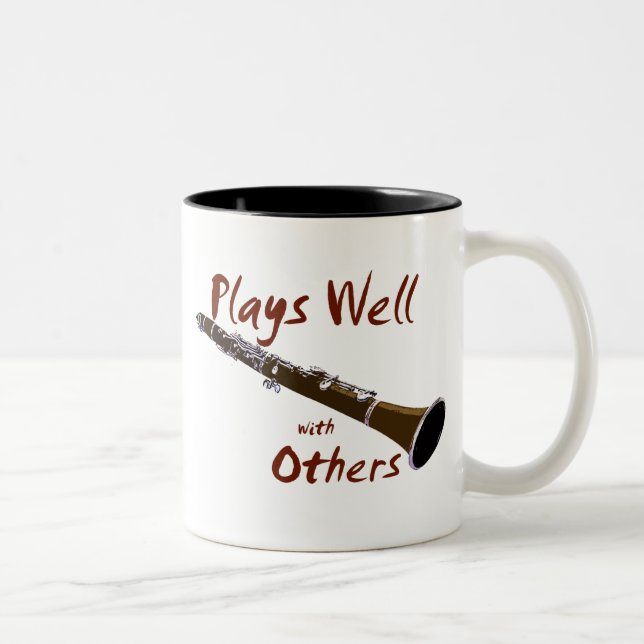 Taza Bicolor Juega bien con otros Clarinet (Derecha)