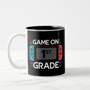 Taza Bicolor Juego Activado 1er Grado Regreso a la Escuela Game