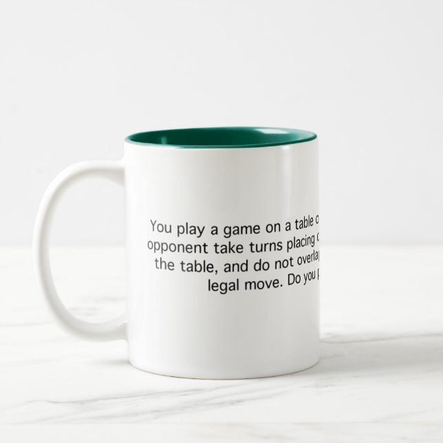Taza Bicolor Juego de cuartos (Izquierda)