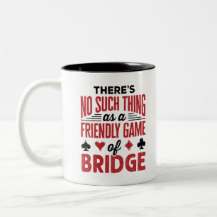 Taza Bicolor Juego de puentes no hay nada tan amigable