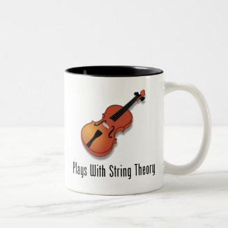 Taza Bicolor Juegos con teoría de la secuencia - violín