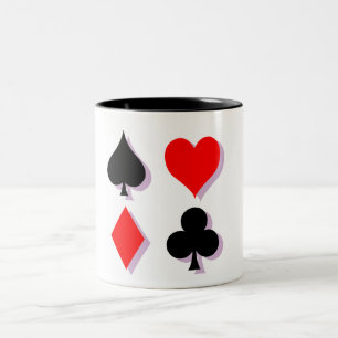 Taza Bicolor Juegos de la tarjeta