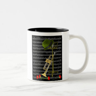 Taza Bicolor Juegue la música…